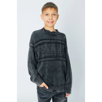 Джемпер для мальчика (DELORAS) артикул W55545 размер 34/134-44/164 цвет темно-серый