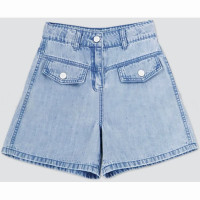 Шорты для девочки арт Deloras 22209 размер 34/134-44/164 цвет синий джинс