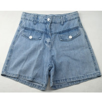 Шорты для девочки арт Deloras 22209 размер 34/134-44/164 цвет синий джинс
