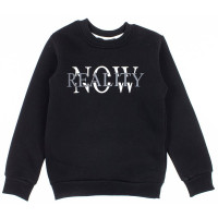 Джемпер для мальчика артикул First kids 3160  размер 34/134-40/152 цвет черный