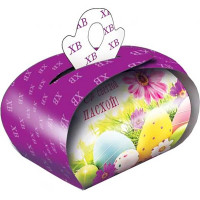 ПАСХА Коробка подароч. "Пасхальная коробочка" 10*9,2см арт.1135А