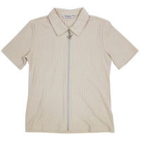 Блузка трикотажная для девочки (Делорас) короткий рукав цвет бежевый арт.C63766 размерный ряд 34/134-44/164