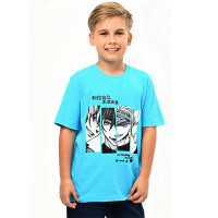 Футболка для мальчика арт.3135 размер 30/116-34/134 цвет бирюза