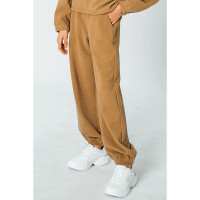 Брюки для девочки  артикул  Deloras 21975 размер 34/134-44/164 цвет бежевый