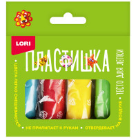 Тесто для лепки Пластишка 4 цветов по 30 грамм коробка (LORI) арт.Тдл-046