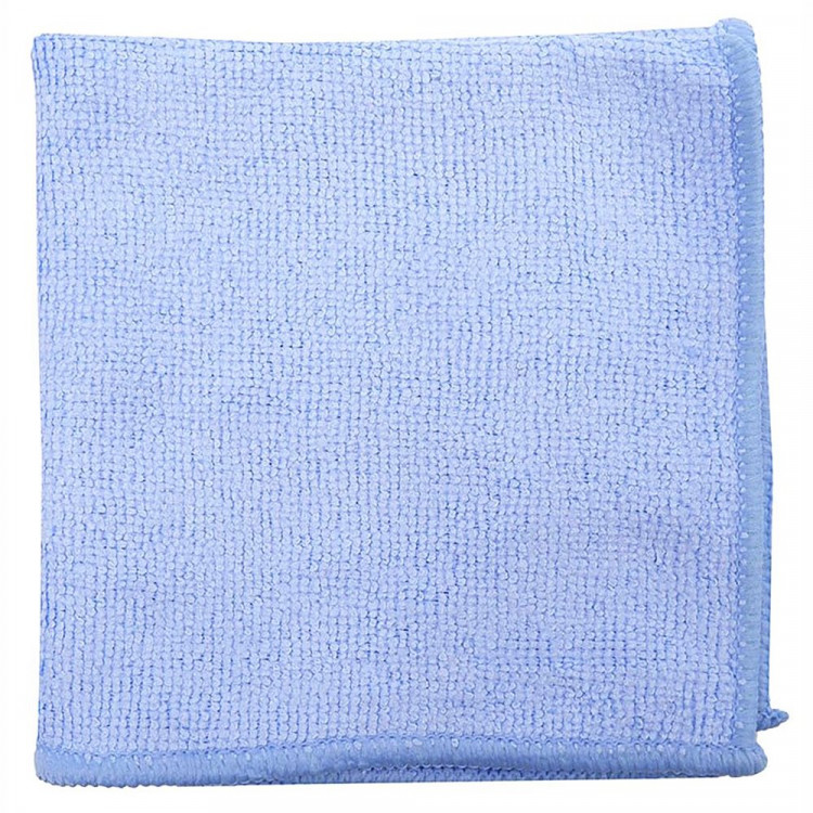 Салфетка универсальная микрофибра 30*30 220г/м2 б/уп голубая арт.31-3968