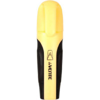 Маркер флуорисцентный  deVENTE  1-5мм скошенный, Pastel желтый, каучуковые вставки арт.5045900 (Ст.12)