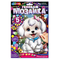 Игра Мозаика гелевая Щеночек (MultiArt) 17x23см арт.GEL-123486
