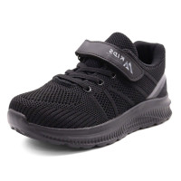 Кроссовки для мальчика (М.Мичи) цвет черный верх- текстиль подкладка-текстиль размерный ряд 32-37 артикул mm-6046K-91