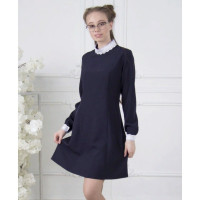 Платье для девочки (Каталея) арт.Василинка размер 40/152-46/170 цвет темно-синий