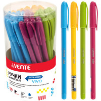 Ручка шариковая не прозрачный корпус (deVENTE) Vivo синий, 0,7мм, масло арт.5073710 (Ст.)