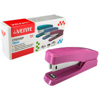 Степлер №10 (12л) пластиковый deVENTE Trend брусничный арт.4142507