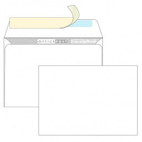 Конверт белый (С6 114*162) прямой клапан, стрип 80г
