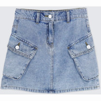 Юбка для девочки арт.Делорас 22130 размер 34/134-44/164 цвет синий