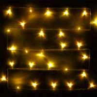 Гирлянда эл.д/дома 9,5м 100LED цв.теплый белый (пр.провод) IP-20 арт.725-0565