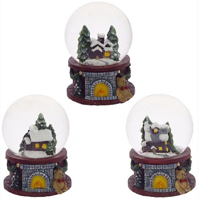 Статуэтка декоративная в стеклянном шаре "Домик" 06,3см асс. арт.755914