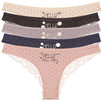 Трусы женские арт.40116243B размер 46(M) 100% хлопок цвет ассорти