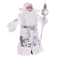 Игрушка декор. "Дед Мороз" 58см в белой шубке арт.743866