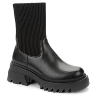 Ботинки для девочек зимние (BETSY) черный верх-искусственная кожа/текстиль подкладка -байка артикул 938045/08-01