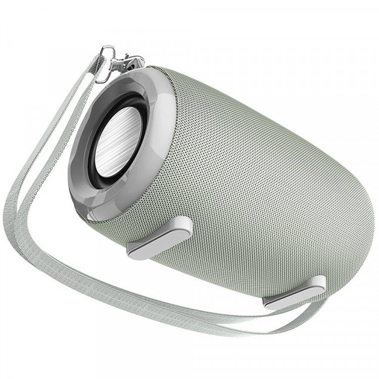 Колонка портативная Borofone BR4 Horizon пластик, Bluetooth, microSD, AUX, цвет: серый