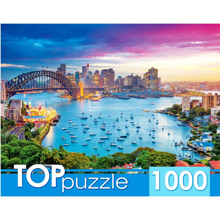 Пазл 1000 элементов TOPpuzzle Австралия Сидней (РК) арт ГИТП1000-2156
