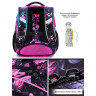 Рюкзак для девочки школьный (SkyName) + брелок мишка 30х18х37см арт.R3-272