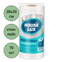 Салфетка универсальная спанлейс в рулоне House Lux 28*20см 45г/м2 70шт/рул