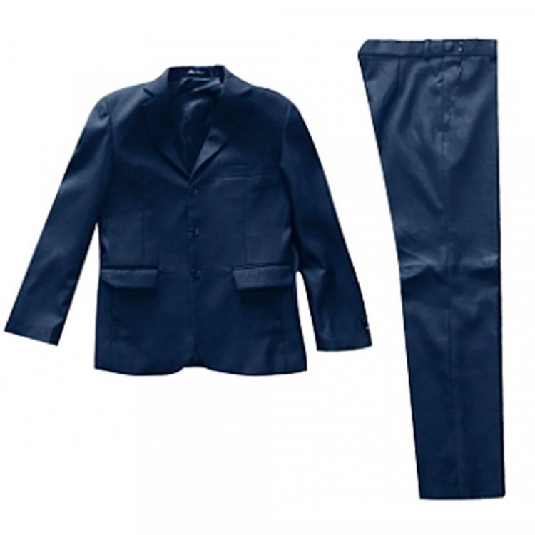 Костюм для мальчика (MODERNFECI) классический силуэт (жилет/брюки) арт.713-39 размер 40/152-50/182 цвет темно-синий