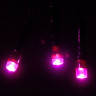 Гирлянда электрическая для дома точечная 13м 152LED цвет розовый (зеленый провод) 8режимов (можно соединять) арт.120-066
