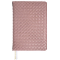 Ежедневник А5 недат. к/з deVENTE "Clair" розово-серый, крем.бумага, 136л, 2 ляссе арт.2234556