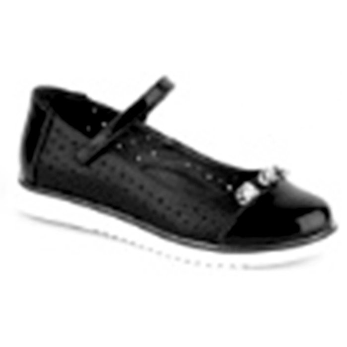 Туфли для девочки (Шаговита) черные верх-натуральная кожа подкладка-натуральная кожа  артикул 63254