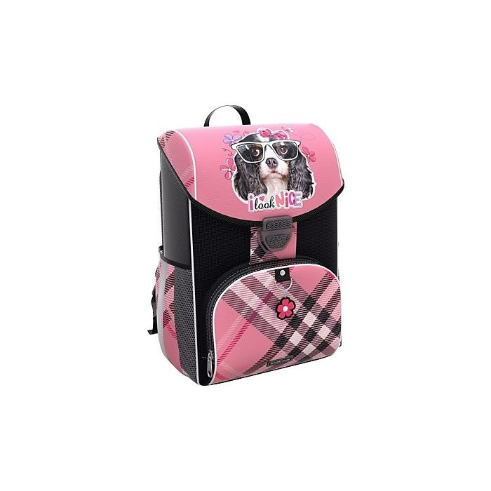 Рюкзак для девочки школьный (ErichKrause) ErgoLine. Clever Dog арт.46373 37*27*15 см