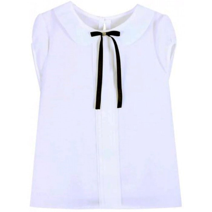 Блузка для девочки (MULTIBREND) короткий рукав цвет голубой арт.186185 размерный ряд 32/128-42/158