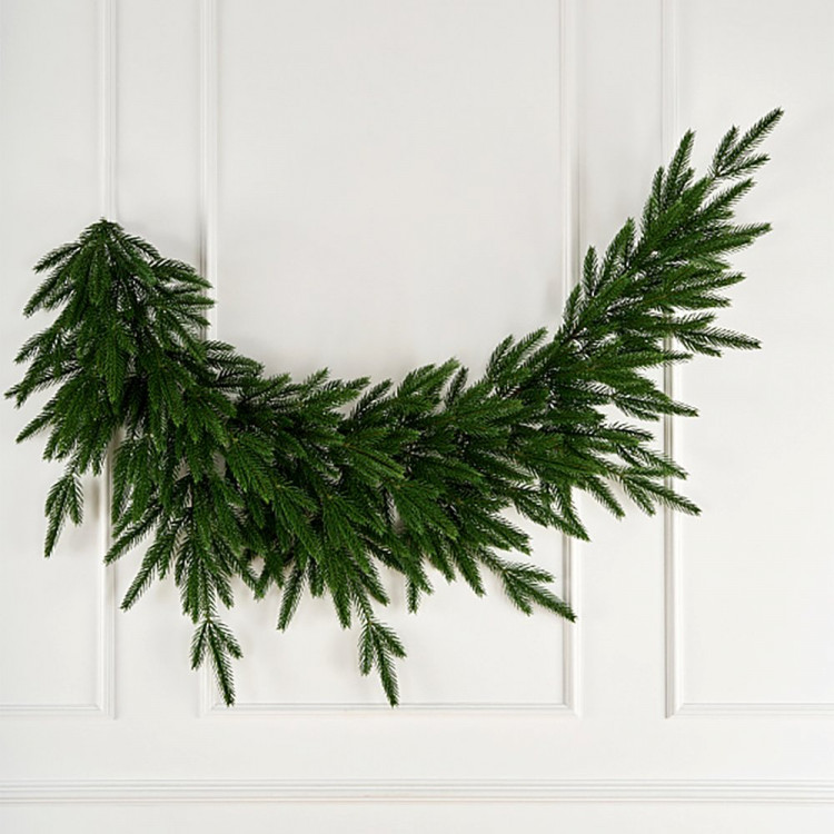 Ветка 160см хвоя 100% литая, без украшений "Кассиопея" арт.ВХК 160