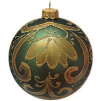 Шар стекло 10см "Графика 67/п" п/у арт.КУ-100-224292/п