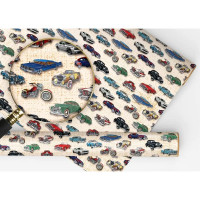 Бумага упаковочная 97,4*64,7см "Ретро автомобили" арт.15.25.02536