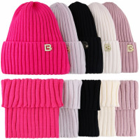 Комплект зимний для девочки (Полярик) арт.M-05-28 размер 54-56 (шапка+снуд) цвет в ассортименте