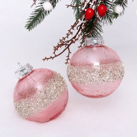 Набор шаров 08см 02шт/наб. "Брилиантовая россыпь" цв.розовый арт.201-1926