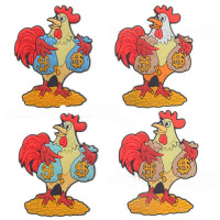 Магнит символ года петушок 6,5см асс. Арт.235366