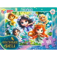 Пазл 60 элементов Лесные феи (Умные игры) арт.4630395011396