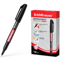 Маркер перманент  CD/DVD ErichKrause FP-50 0,6мм черный