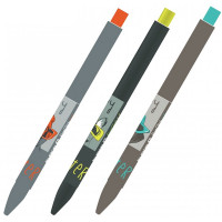 Ручка шариковая не прозрачный корпус (BrunoVisconti) FunClick. Псы на стиле, синяя, 0,7мм (Ст.27)