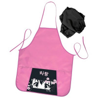 Фартук для детского творчества (Hatber) с карманом Романтика аниме 535х445мм арт.NFn_35123