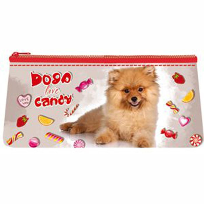 Пенал-косметичка 1 отделение (Оникс) ПМО 20-20 Candy dog мягкий