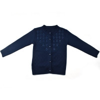Кардиган для девочки (MULTIBREND) артикул Ромбики размерный ряд 30/116-36/140 цвет синий