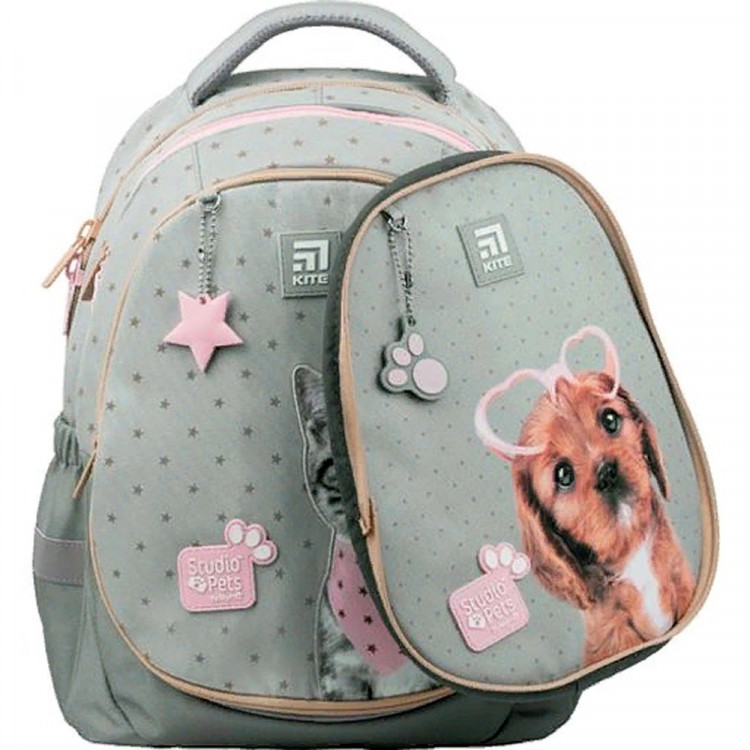 Ранец для девочек школьный (KITE) Education Studio Pets 38x28x16 см арт.SP22-700M(2p)