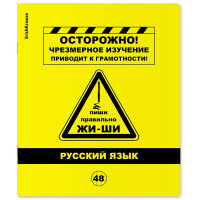 Тетрадь предметная 48 листов (ErichKrause) Be Informed пластиковая обложка выборочный УФ-лак АССОРТИМЕНТ
