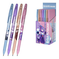 Ручка шариковая непрозрачный корпус (ErichKrause) R-301 Stick&Grip Manga синий, 0,7/0,35мм арт.63910 (Ст.50)