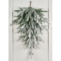 Ветка 160см "Кассиопея" хвоя 100% литая, заснеженная арт.ВХКЗ 160