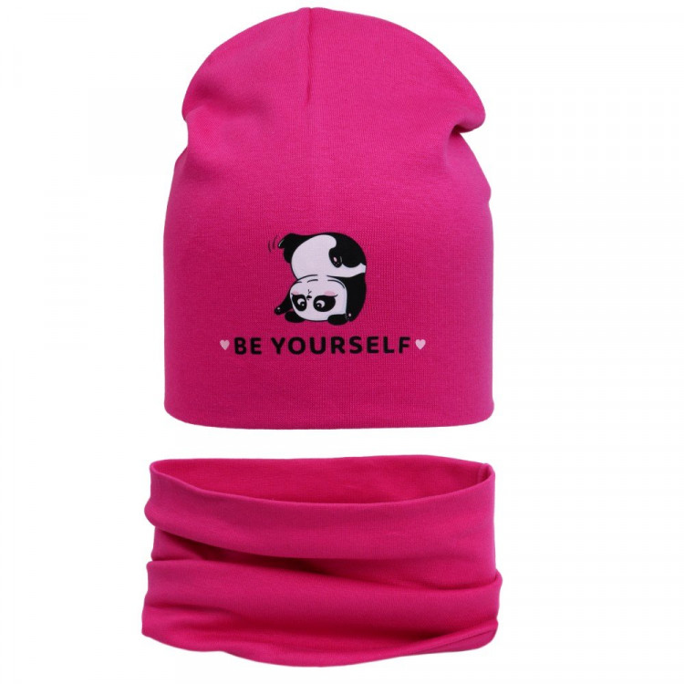 Комплект демисезонный для девочки (MARSEL) арт.SVP-22224 размер 50-52 (шапка+снуд) цвет в ассортименте